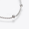 Tarnish Resistant 304 Stainless Steel Anklets AJEW-H013-04P-2