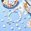80Pcs 2 Styles Opaque Acrylic Beads SACR-YW0002-18-4