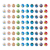 400pcs 10 Colors Glass Beads Strands GLAA-TA0001-21-1