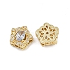 Brass Pave Cubic Zirconia Multi-strand Links ZIRC-F145-05H-01-2