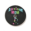 Non-Tarnish Autism Awareness Theme 201 Stainless Steel Pendants STAS-J041-02G-1