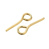 Brass Eye Pins KK-H502-02A-G-2