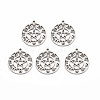 Non-Tarnish 201 Stainless Steel Hollow Pendants STAS-S119-151P-1