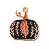 Thanksgiving Day Golden Tone Alloy Enamel Pendants ENAM-M002-02H-G-1