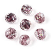 Handmade Foil Lampwork Beads FOIL-T007-01B-1
