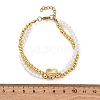 Brass Multi-strand Bracelets BJEW-M056-03G-3