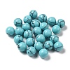 Synthetic Turquoise Sphere Beads G-P520-21-1