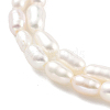 Natural Cultured Freshwater Pearl Beads Strands PEAR-P062-02C-4