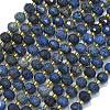 Natural Blue Agate Beads Strands G-K389-E48-01-1