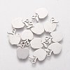 304 Stainless Steel Charms STAS-Q201-T116-1