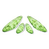 Transparent Resin Wing Earrings Pendants FIND-TAC0006-58E-2