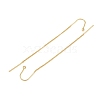 Brass Stud Earring Findings KK-H536-06G-2