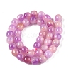 Dyed Natural White Jade Beads Strands G-T138-D04-2