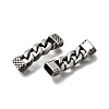 304 Stainless Steel Twisted Chain Shape Links STAS-D382-12AS-2