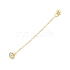 Brass Magnetic Clasp with Cable Safety Chain X-KK-F839-035G-2