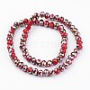 Electroplate Glass Beads Strands EGLA-P018-8mm-H01-1A-2