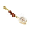 Shiva Eye Shell Pendant Decoration HJEW-JM02112-5