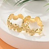 Brass Finger Rings for Women RJEW-B119-08G-3
