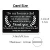 Rectangle 201 Stainless Steel Custom Blank Thermal Transfer Wallet Card DIY-WH0252-004-2