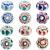 18Pcs 6 Colors Handmade Porcelain Beads PORC-PA0001-31-1