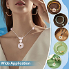 12Pcs 12 Styles Natural Mixed Gemstone Pendants G-BC0001-58-5