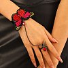 Cloth Finger Ring Bracelets for Women WG15CD6-02-1