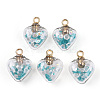 Glow in the Dark Luminous Glass Pendants GLAA-YWC0001-01C-2