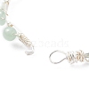 Natural Green Aventurine Braided Beaded Bracelet BJEW-JB07998-03-5