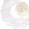 2 Layer Polyester Pleated Lace Trim OCOR-WH0088-46A-1