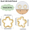 20Pcs Alloy Bead Frame FIND-SC0017-73LG-2