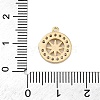 Brass Micro Pave Cubic Zirconia Pendants KK-P289-05G-3