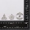 12Pcs 6 Style 304 Stainless Steel Pendants STAS-SZ0002-56P-8