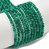 Natural Green Onyx Agate Beads Strands X-G-C201-B02-3mm-2