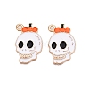 Halloween Theme Alloy Enamel Pendants ENAM-T020-07B-2