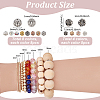 96Pcs 12 Colors Brass Rhinestone Beads KK-PH0011-02-2