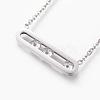 304 Stainless Steel Pendant Necklaces NJEW-P206-20P-3