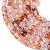 Natural Hematoid Quartz/Ferruginous Quartz Beads Strands GG-CBAE031-B01-4