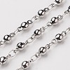 Tarnish Resistant 304 Stainless Steel Ball Link Chains CHS-L015-39-2