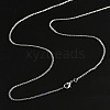 1.5mm Rack Plating Brass Box Chain Necklaces for Women Men MAK-L044-21P-3