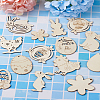 Wooden Cutouts Ornaments WOOD-TA0002-39-22