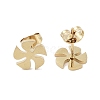 Vacuum Plating 304 Stainless Steel Stud Earrings for Women EJEW-A048-23G-2