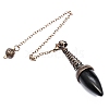 Natural Obsidian Dowsing Pendulum Big Pendants PW-WGFD073-03-1