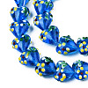 Handmade Bumpy Lampwork Beads Strands LAMP-N029-011B-3