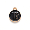 Alloy Enamel Pendants X-ENAM-S124-01B-08B-2