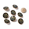 Alloy Enamel Shank Buttons BUTT-WH0015-52F-1