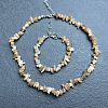 Natural Sunstone Chip Beaded Necklaces for Women IW6789-39-1