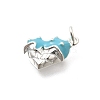 925 Sterling Silver Enamel Heart Ice Cream Charms STER-H116-03S-02-2