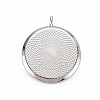 Alloy Diffuser Locket Pendants PALLOY-N171-43-2