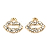 Alloy Rhinestone Pendants ENAM-I073-04G-01-1