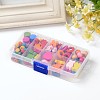 1Box Mixed Shapes Wood Beads for Children DIY WOOD-X0003-B-2
